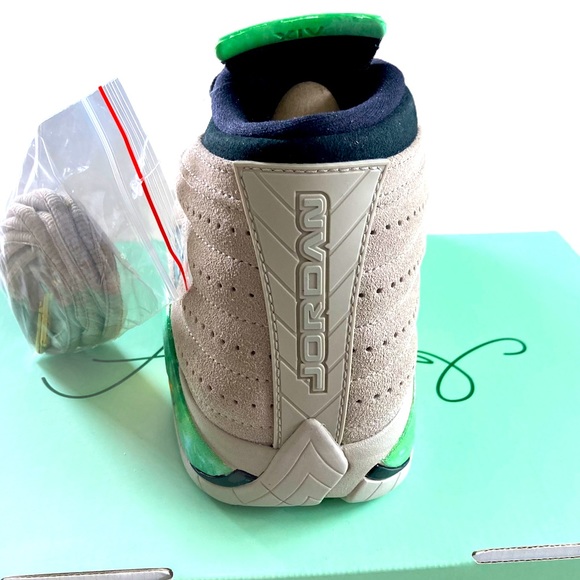 Air Jordan 14 Retro Low Women’s Aleali May ‘Fortune’ Size 9W / 7.5M DJ1034-200 - Picture 5 of 13